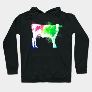 Colorful cow Hoodie